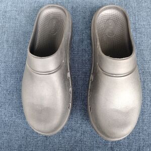 OOfos Shoes Men 11 Women 13 OOcloog Recovery Black Clogs Slip On Mule